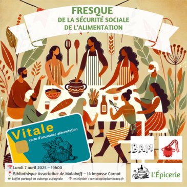 [Evènement] 🤝 Fresque de la Sécurité Sociale de l’Alimentaion, ce lundi 7 avril à 19h à la B.A.M.