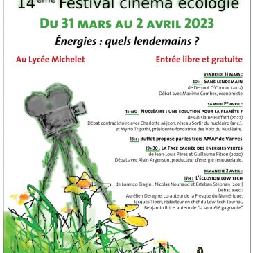 [Évènement] 🎥 Festival Cinéma Écologie à Vanves du vendredi 31 mars au dimanche 2 avril